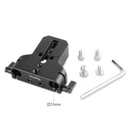 SmallRig Baseplate with Dual 15mm Rod Clamp 1674 -kiinnityslevy tankopuristimilla