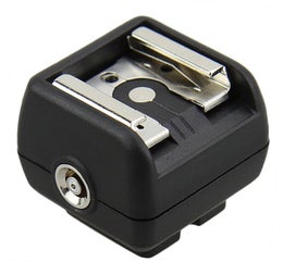 JSC-2 PC sync -portti + hot shoe salamakenk&auml;&auml;n