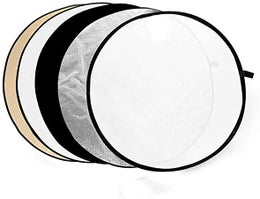 Godox 5-in-1 heijastin/reflector RFT-07, musta, valkoinen, hopea, sunfire, diff