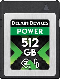 Delkin CFexpress Power R3650/W3240/SW820 (4.0) 512GB Type B -muistikortti