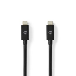 Nedis USB 4.0 USB-C - USB-C kaapeli 1m