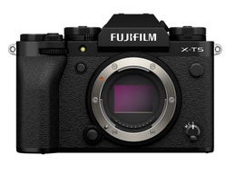 Fujifilm X-T5 -kamera, musta