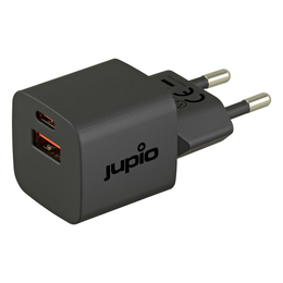 Jupio 30W Dual USB GaN Charger 1xUSB-A 1xUSB-C
