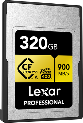 Lexar CFexpress Pro Gold R900/W800 (VPG400) 320GB (Type A) -muistikortti