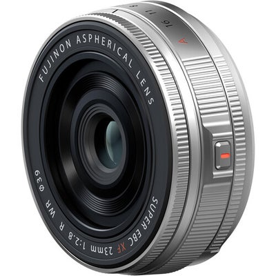 Fujifilm Fujinon XF 23mm f/2.8 R WR -objektiivi, Hopea
