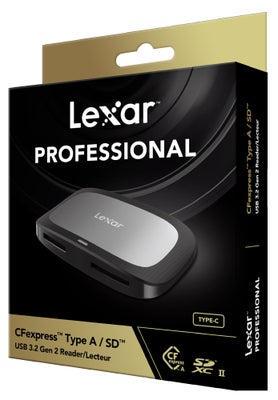 Lexar Cardreader LRW530U CFexpress Type A / SD UHS-II USB 3.2 Gen2