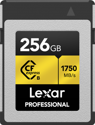 Lexar CFexpress Type B Pro Gold R1750/W1500 256GB -muistikortti