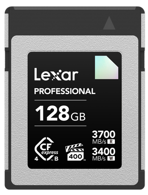Lexar CFexpress Type B  CFexpress 4.0 Pro Diamond R3700/W3400 (VPG400) 128GB -muistikortti