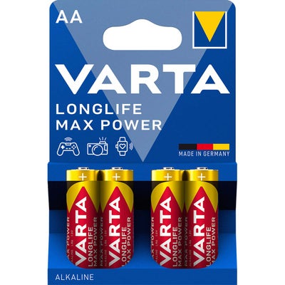 Varta Longlife Max Power AA-paristo, 4 kpl