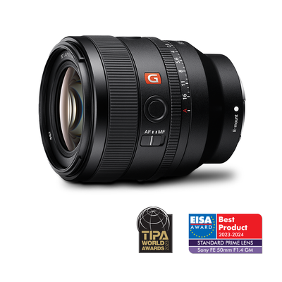 Sony FE 50mm f/1.4 GM -objektiivi