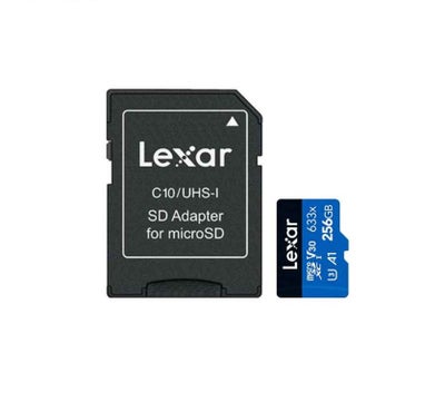 Lexar 633X microSDHC/SDXC (V10) R100 256GB -muistikortti