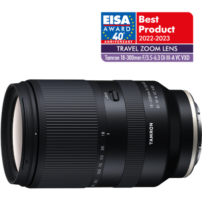 Tamron 18-300mm f/3.5-6.3 Di III-A VC VXD -objektiivi, Fujifilm X