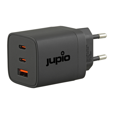 Jupio 65W Triple USB GaN Charger 1xUSB-A 2xUSB-C