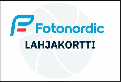 300 &euro; lahjakortti Fotonordiciin