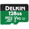 OUTLET Delkin microSD Power 2000x UHS-II (V90) R300/W250 128GB -muistikortti