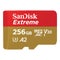 Sandisk 256GB Extreme 190Mb/s MicroSDXC UHS-I A2 C10 V30 U3 -muistikortti
